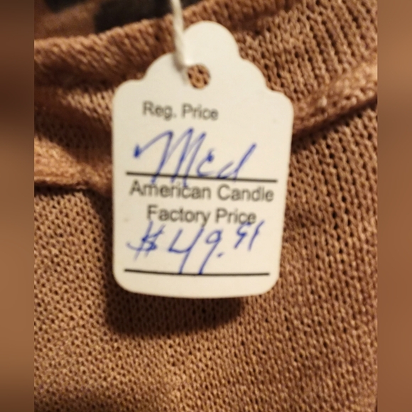 POL Clothing Women's top in a mauve/tanish color with Leopard Print. Size M.NWT - Picture 11 of 11